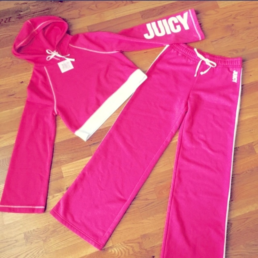 [S/M] Juicy Couture fleece two piece track suit